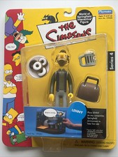RARE MISCARDED Simpsons Lenny Action Figure on Ralph Card Series 4 WOS MOC