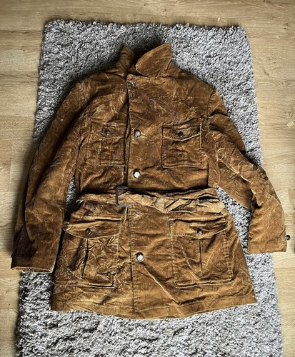 Vintage 70s Sears Sportswear Corduroy Jacket Men’s Large Sherpa Lined - Picture 9 of 9