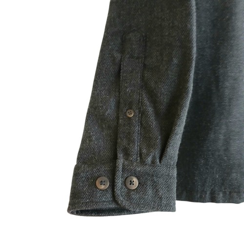 Weathercast by Weatherproof Shacket Barn Coat Herren M grau strukturiert Reißverschluss Wolle - Bild 5 von 8