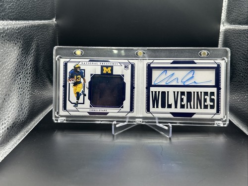 2021 Chris Evans National Treasures Collegiate Booklet Patch Auto /49 RC RPA! - Picture 2 of 4