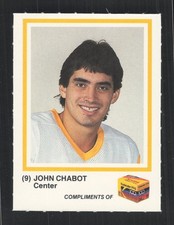 1986-87 Kodak Pittsburgh Penguins #NNO John Chabot