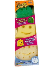 Scrub Mommy Festive Winter Shapes Edition: Evergreen Tree, Bell, Snowflake