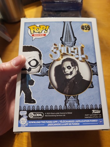 Funko Pop Rocks Ghost Papa Emeritus IV 4 Glitter #455 LESEN - Bild 3 von 8