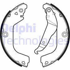 DELPHI BREMSBACKEN SATZ 254mm HINTEN passend für CHEVROLET CRUZE TROMMELBREMSE |