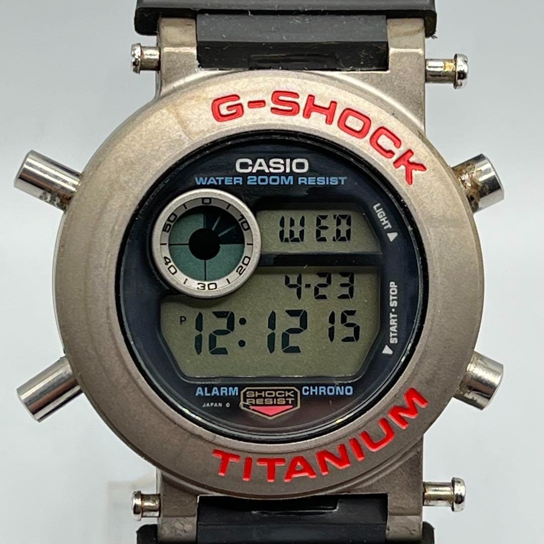 時計 CASIO G-SHOCK DW-8200 FROGMAN TITANIUM CASIO G-SHOCK FROGMAN DW-8200 Titanium Vintage Watch Japan