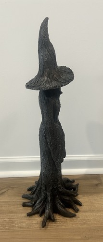 NEU OHNE BOX Cracker Barrel 2025 exklusive Hexe Statue 24 Zoll Halloween - Bild 4 von 6