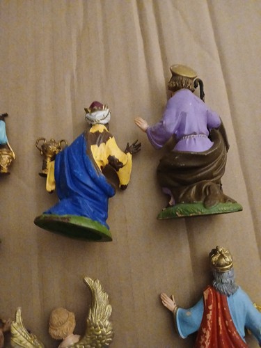 Vintage Konvolut 9 Fontanini Figuren Depose Italien Krippenfigur Vintage - Bild 13 von 16