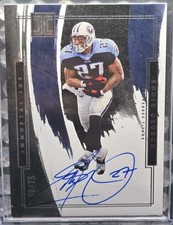 2022 Panini Impeccable Immortal Ink Eddie George - /75 - Tennessee Titans