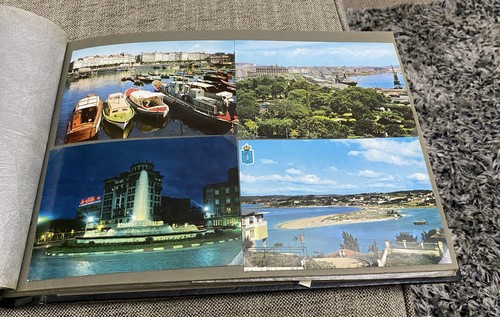 Lovely Old Embossed Postcard Album With 66 Postcards - Picture 4 of 22