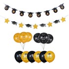 1 Set -Abschluss -Themenballons Set Latex Party Dekorationen Latexballons