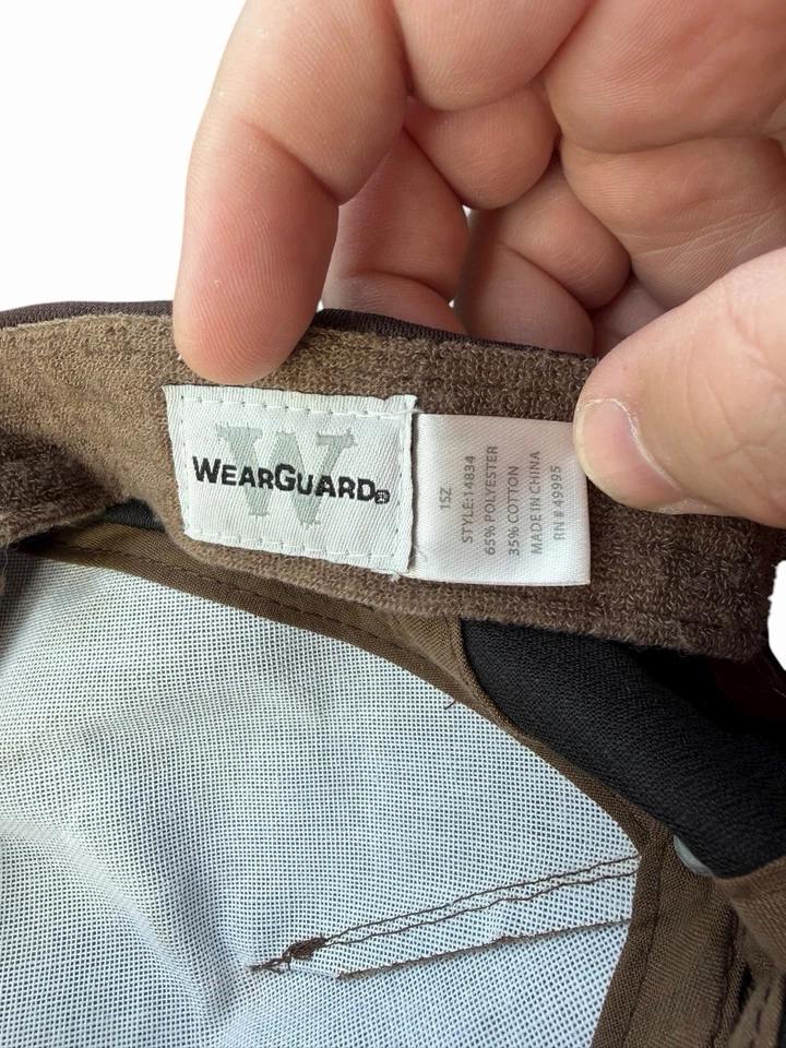Boné UPS marrom Wearguard uniforme de trabalho clássico logotipo frontal do funcionário WearGuard - Imagem 4 de 4