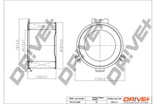 Innenraumfilter Dr!ve+ DP1110.12.0081 Partikelfilter für VW TRANSPORTER MULTIVAN
