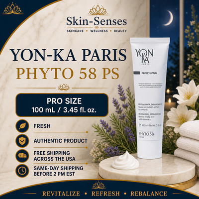 Yonka Phyto 58 Creme For Dry Skin (3.45oz / 100ml) PRO Size NEW / EXP 3/29!