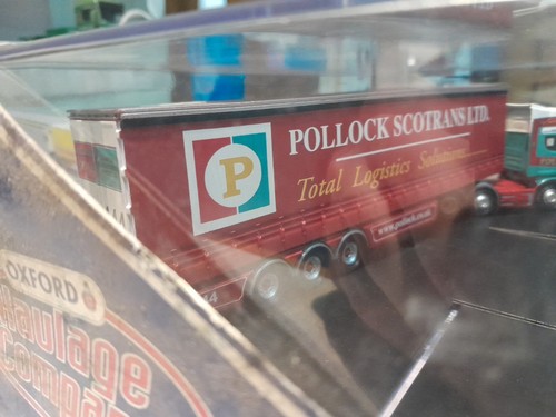 Oxford Haulage 1/76 Scania Curtainside Pollock Scotrans MIB Ltd Ed SCA02CS - Picture 6 of 10