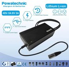 54.6V 3A Lithium Charger for 48V e-Bike Scooter Golf Li-Ion Battery PAJ 3 Pin