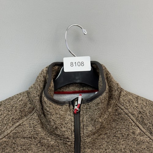 Orvis Vest Mens Medium Brown R65 Sweater Fleece Full Zip Outdoor Sleeveless - Picture 11 of 11