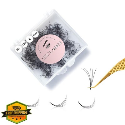 MDC LASHES 500 Fans 7D 0.07 C 17mm