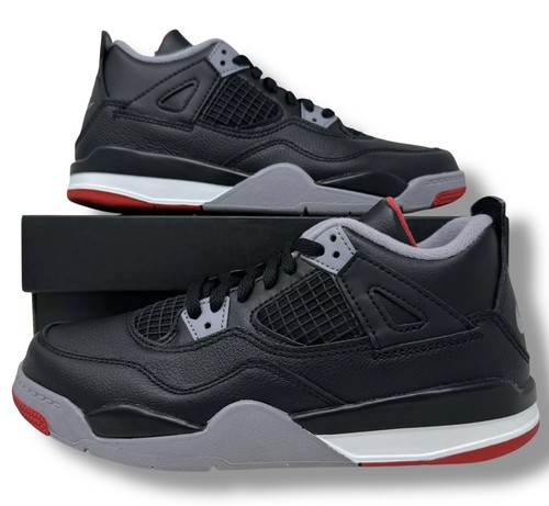 Nike Air Jordan 4 Retro Reimagined Bred PS Sneakers bambino taglia 3 anni BQ7669-006 - Foto 1 di 8
