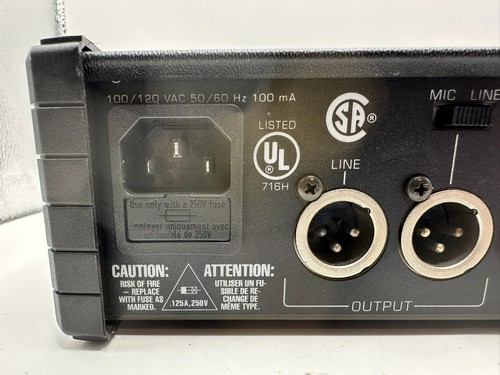 Shure M367 6-Channel Portable Microphone Mixer Model M367 Limiter VU Meter - Picture 5 of 14