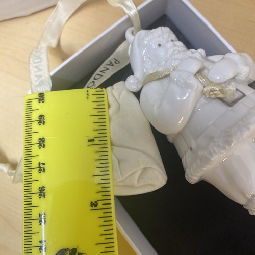 Pandora 2013 Santa holding a gift bag Ornament Christmas  holiday & box - Picture 12 of 13