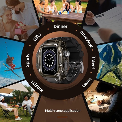 for iwatch Series 10 46mm Case with Band - Military Grade Protective Cover an... - Picture 7 of 7