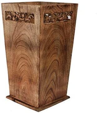 Wooden Umbrella Stand Holder and Walking Canes Storage Rack for Home Office E...