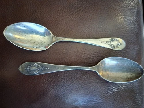 1.3 T Oz 41 Grams Sterling Silver RLB Rogers Lunt Bowlen Mount Vernon Spoon 1905