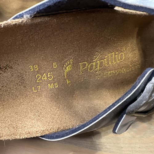 Birkenstock Papillio Blue Sandals Women’s 38 Paisley 2 Buckle Flat - Bild 9 von 19