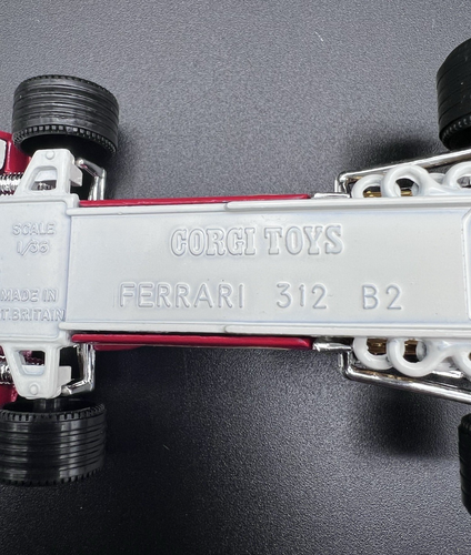 1:36 CORGI TOYS 152-FERRARI 312 B2-FORMULA 1-VINTAGE 3396/69 DIECAST -GT BRITIAN - Picture 11 of 13