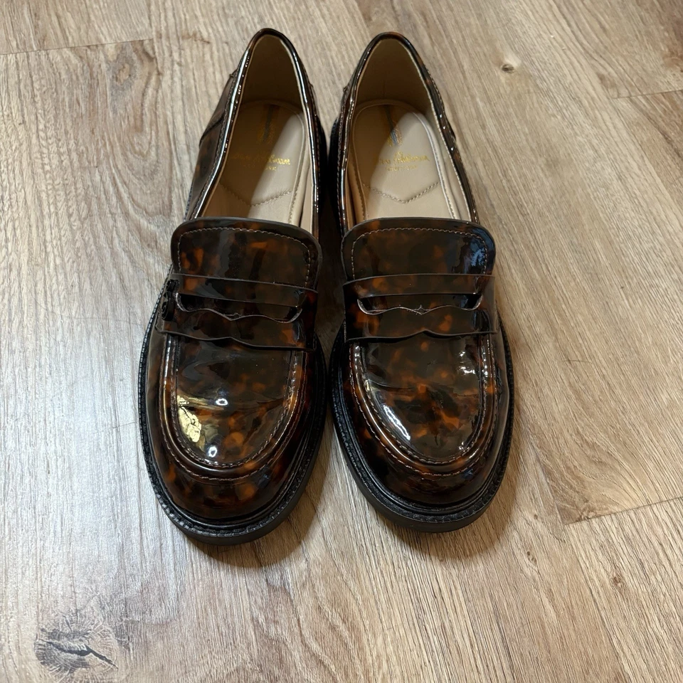 Mocassim Sam Edelman Colin marrom couro múltiplo, tamanho 7 - Imagem 2 de 4