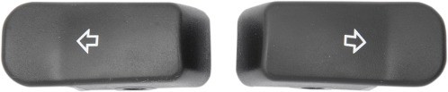 Drag Specialties Black Turn Signal Switch Extensions Matte 2106-0360 - Picture 1 of 4