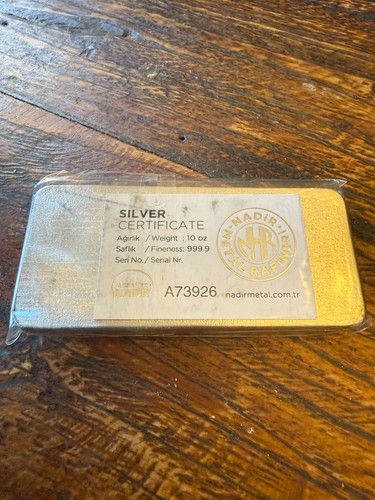 Nadir Metal Refinery Silver 10 ounce Bar (10oz AG) .999+ - Bild 2 von 2