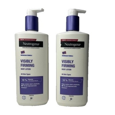 2 Neutrogena Visibly Firming Body Lotion Norwegian Formula 400ML Ea Discontinued
