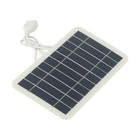 Compact 2V 5W Solar Panel with USB for Charging Battery Chargers Outdoors
