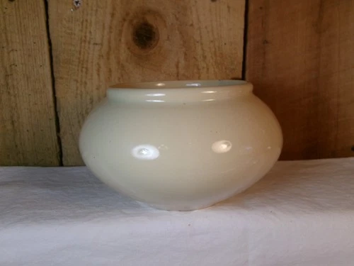 Vintage Royal Haeger USA Art Pottery Beige Bowl Planter