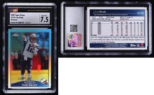 2009 Topps Chrome Refractor Tom Brady #TC70 CSG 7.5