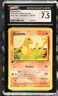 1999 Pokemon German Base Set 1st Edition Charmander Glumanda CGC 7.5 NEAR MINT+