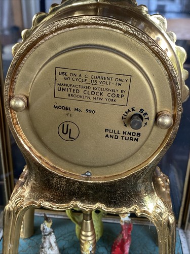 RELOJ ELÉCTRICO UNIDO DE COLECCIÓN GIRATORIO DAMAS GIRANDO EN MOVIMIENTO BAILANDO NIÑAS BAILARINAS - Imagen 5 de 24