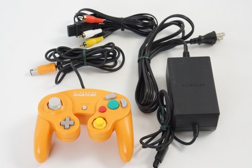 Gamecube Orange Console System Games DOL-001 JP For Japan CD FREE SHIP 11597424 - Picture 12 of 13