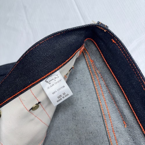 Jean Shop Mens 33 Rocker Jeans Blue Japanese Selvedge Denim USA Made 33" Inseam - Bild 9 von 12