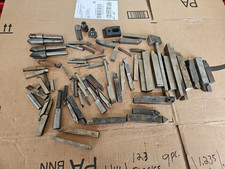 Huge Lot of 70+ Lathe Tool Bits Made In USA Different Sizes CNC Metal Work