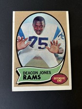 1970 Topps Football #125 Deacon Jones HOF EX+ OC LA Rams South Carolina St
