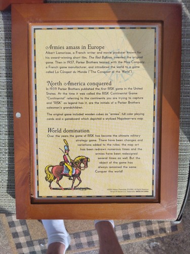 MINT 2005 Risk Vintage Game Collection Deluxe Wood Case Book Style Complete! - Picture 6 of 16