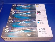 *** Original HP 973X Tintenpatronen 4er Set - Schwarz, Cyan, Magenta, Gelb ***