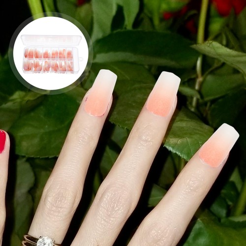  120 Stck. Frauen Press On Nagel Tips - austauschbare kurze Fingernägel Zum Selbermachen Farbverlauf - Bild 1 von 12
