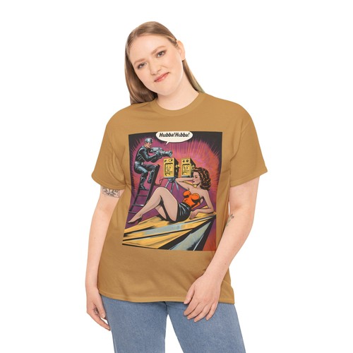 Retro Comic Art Unisex Heavy Cotton Tee - Perfect for Comic Con, Vintage Lovers - Picture 19 of 145