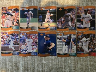 1997 Upper Deck Memorable Moments Die Cuts Complete Griffey Maddux Jeter Gwynn