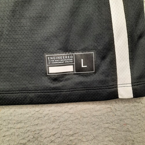 Nike Mesh Bucket Basketball Jersey Men Large Black White Reversible DN5212-012 - Picture 3 of 6