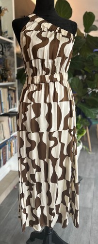 Rails India Asymmetric Geo Print Midi Dress Sz XS - Picture 5 of 16