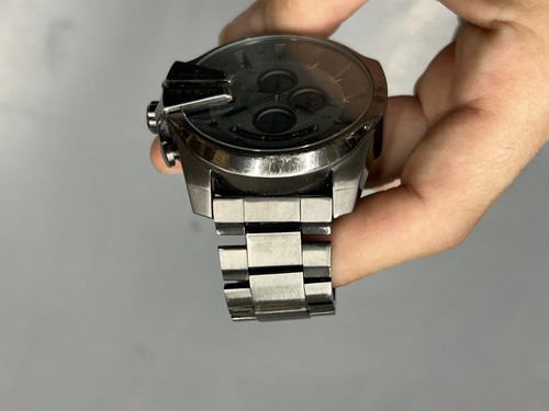 Diesel DZ4282 Mega Chief Men's Gunmetal Chronograph Watch - Not Running - Picture 4 of 7